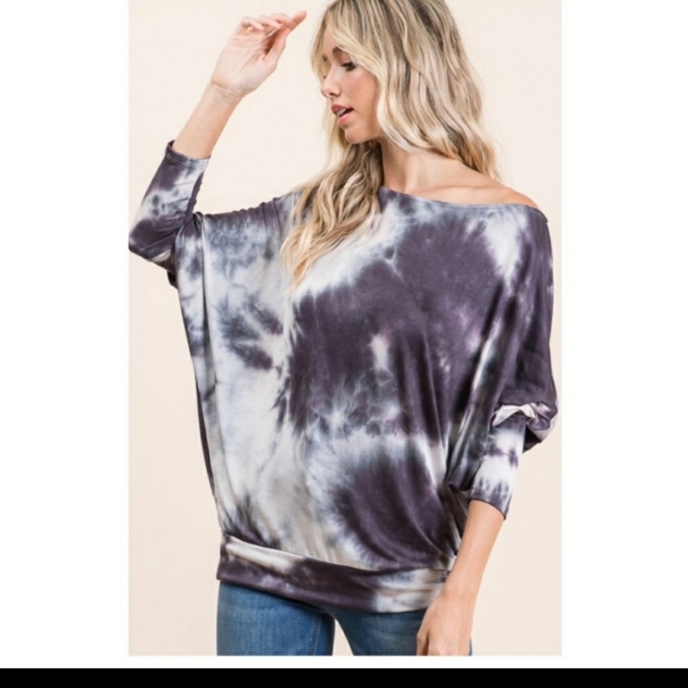 1 S left.will fit med see belowNew boutique tie dye top - Picture 12 of 16